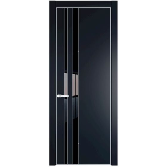 Profil Doors 20PA нэви блу профиль серебро стекло чёрный лак