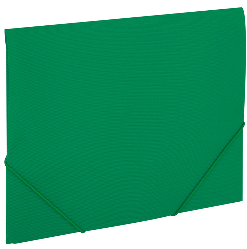 Папка на резинках А4 0,5мм. "Pixel" темно-зеленая, до 300л. (BRAUBERG)