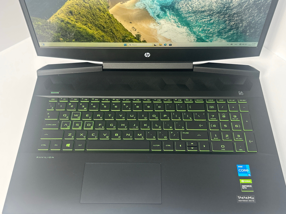Ноутбук игровой HP Pavilion Gaming 17-CD2062UR (4E1N0EA) 17.3"/Intel Core i5 11300H/RAM 8GB/SSD 512 GB/NVIDIA GeForce GTX 1650 4G/1920x1080/IPS 144 Hz/DOS/Подсветка кл-ры: LED/черный Состояние: C2