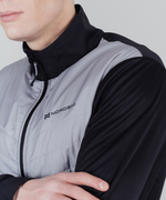 Куртка разминочная NORDSKI HYBRID Black/Grey, мужская, NSM855201