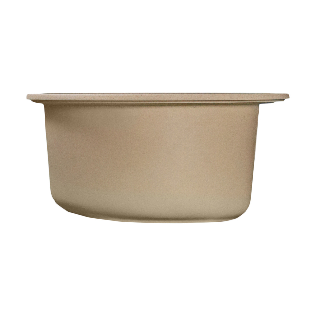 Мойкa ML-GMS101 СТАНДАРТ круглая, песочный (302), 480 мм (глуб. чаши 190)