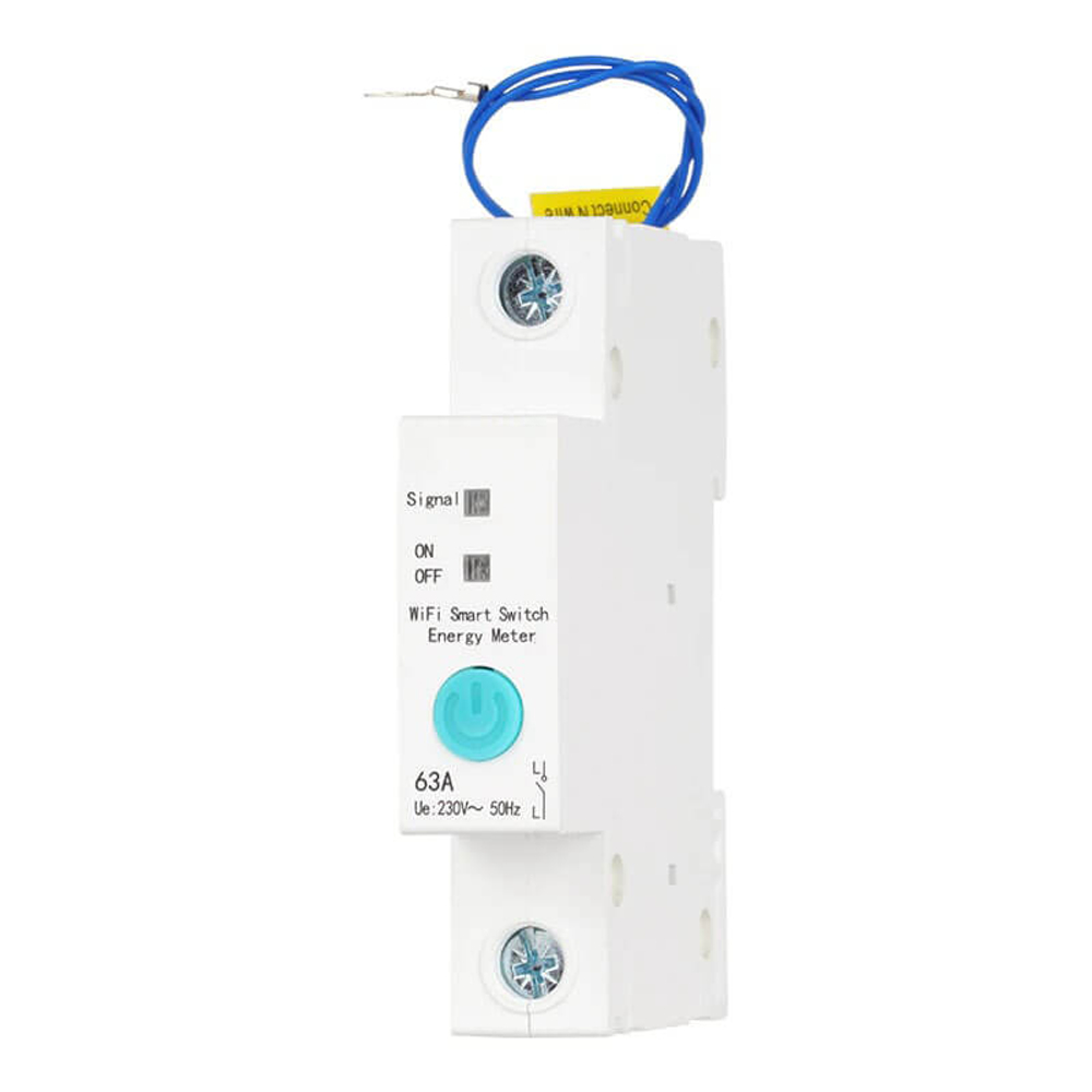 WiFi Реле c тепловой защитой MAX 63A НОМ. 40А ewelink (с мониторингом электропотребления)