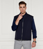 Хлопковая куртка 2в1 BOSS BLACK - темно-синий(50521572)