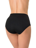 Трусы с высокой линией талии из деликатного бамбукового полотна (Размер: XXL) (Цвет: кремовый)