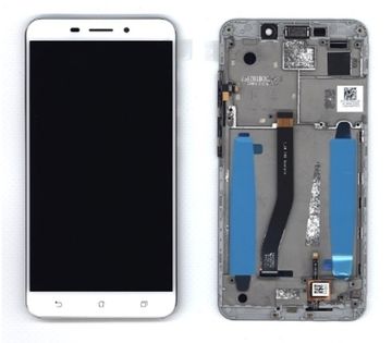 Дисплей для Asus ZC551KL в сборе с тачскрином на рамке (White)