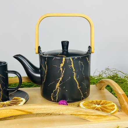 Lenardi 133-426 Чайник заварочный 800мл в под.уп.(х12)Фарфор