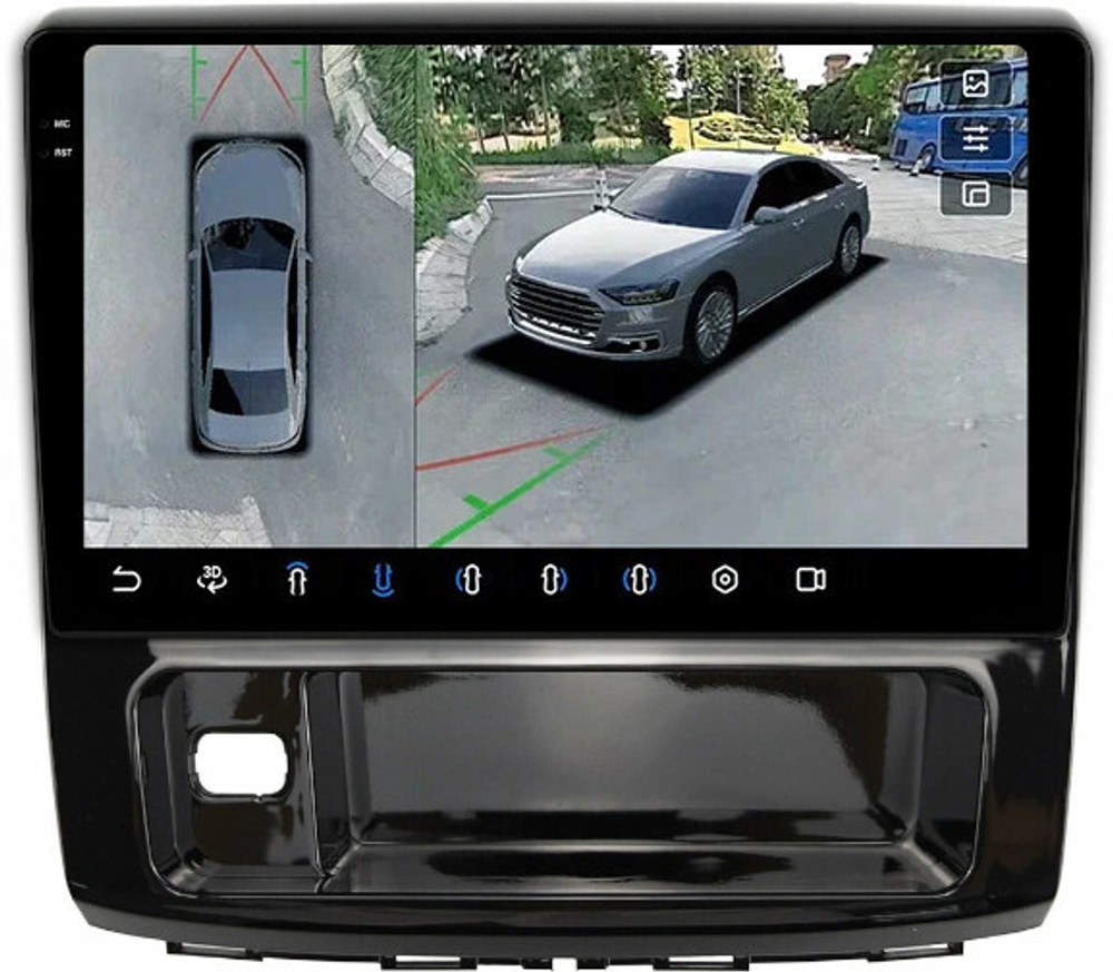 Магнитола для Haval H9 2015-2021 - FarCar BX3275M-360 монитор 10.36" 2K QLED на Android 13, 6Гб+128Гб, CarPlay, 4G SIM-слот, 4 камеры в комплекте