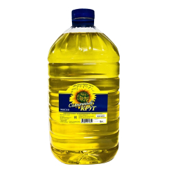 Масло Подсолнечное Солнечный Круг Рафинированное 5л
