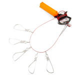 Кукан с поплавком и мотовилом (5 крючков)