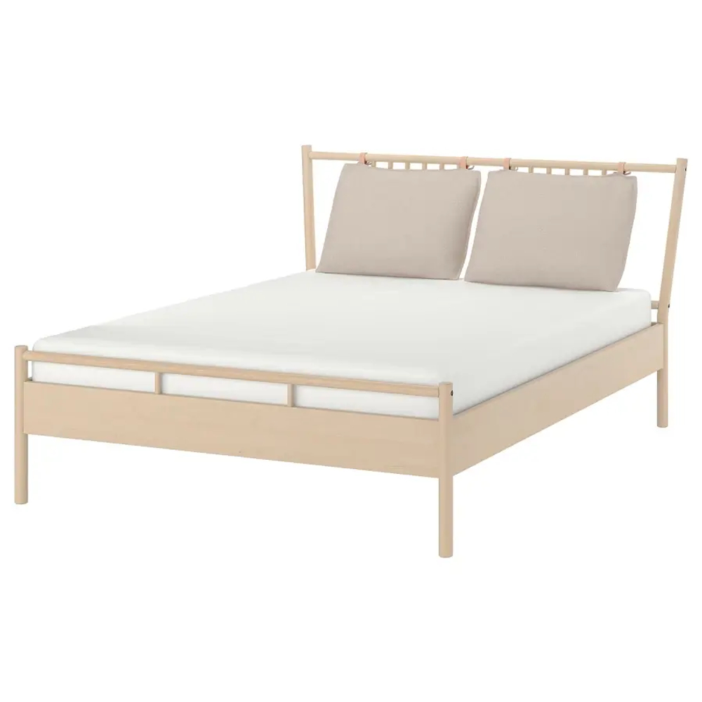 Каркас кровати - IKEA BJÖRKSNÄS, 200х160 см, береза/березовый шпон, БЬЙОРКСНЭС ИКЕА
