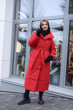 Пальто зимнее Арктика, красное