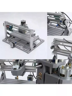 Мини гравировальный станок с ЧПУ CNC3018 с тремя осями / Настольный фрезерно-гравировальный станок для точных работ