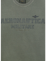 Футболка муж. Aeronautica 2407 хаки крупный лого