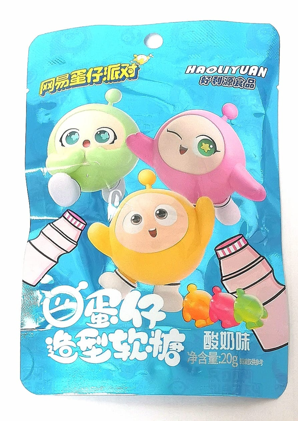 Мармелад HAOLVYUAN попит молочный 20гр