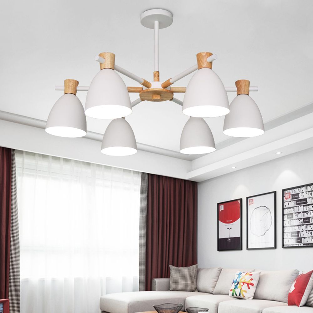 Потолочная Люстра Folke 6 Gray By Imperiumloft