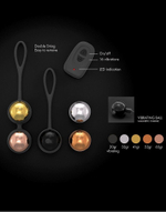 Набор вагинальных шариков Dorcel Training Balls (Цвет: черный)