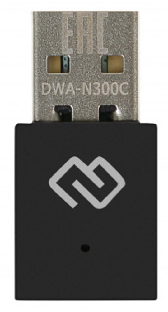 Сетевой адаптер WiFi Digma DWA-N300C N300 USB 2.0