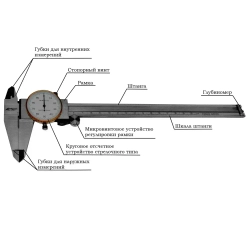 Штангенциркуль ШЦК-1-150-0,01 АЛЬФА-НДТ (С калибровкой)