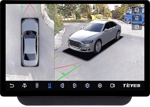 Магнитола для Hyundai H1, Grand Starex, 2018-2022 (ШГУ цветной) - Teyes CC3-2K-360 монитор 13" 2K QLED на Android 10, Быстрая, CarPlay, 4G SIM-слот, 4 камеры в комплекте