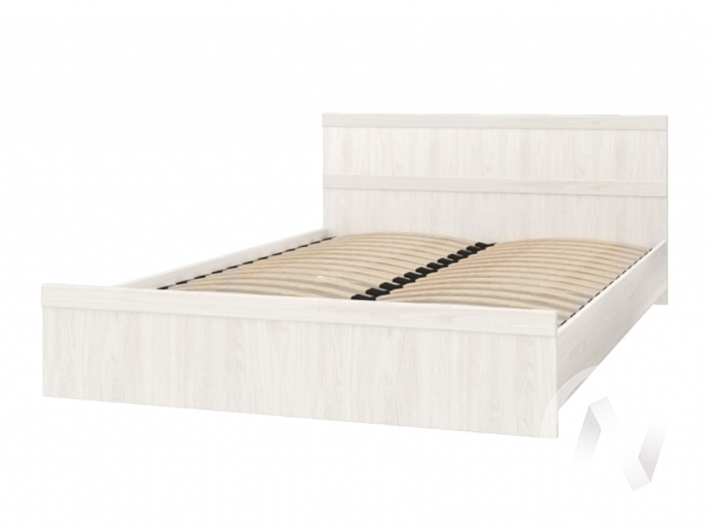 Кровать КД-1.11 1600 Спальня Сабрина-2 (ясень анкор светлый)