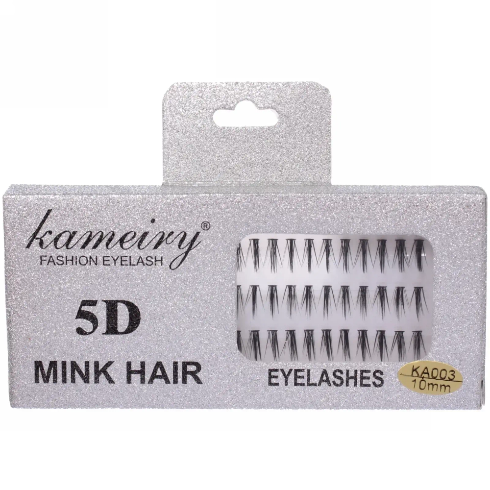 Ресницы - пучки накладные «Beautiful look - Beauty 5D», 10мм, цвет черный