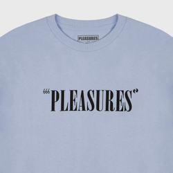 Футболка Pleasures Cut Here Heavyweight Blue