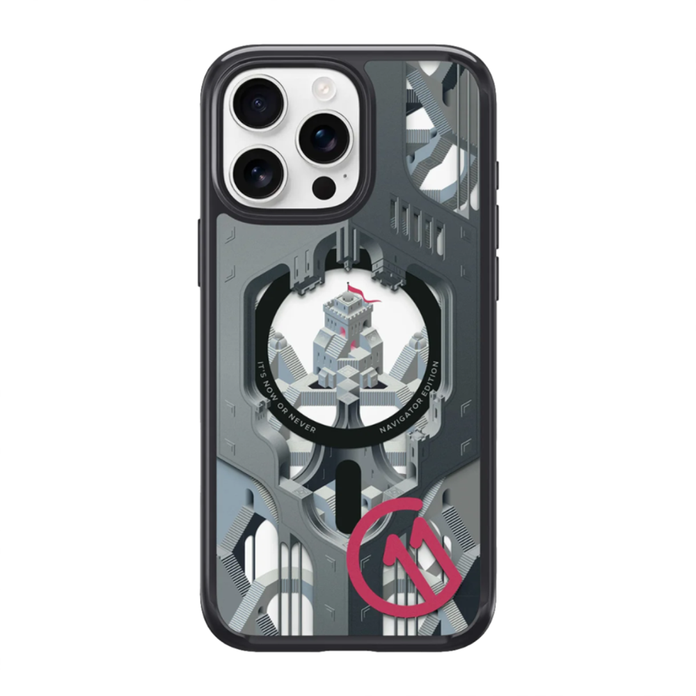 Гибридный чехол с поддержкой MagSafe Spigen c11 Series Navigator Edition (Mag Fit) для iPhone 16 Pro Тонкий гибридный чехол с сенсорной накладкой для Контроллера камеры