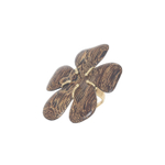 Кольцо Nature Bijoux, Fioria, разъемное, с накладной из дерева роблес, NB26.1-19-25936 (коричневый)