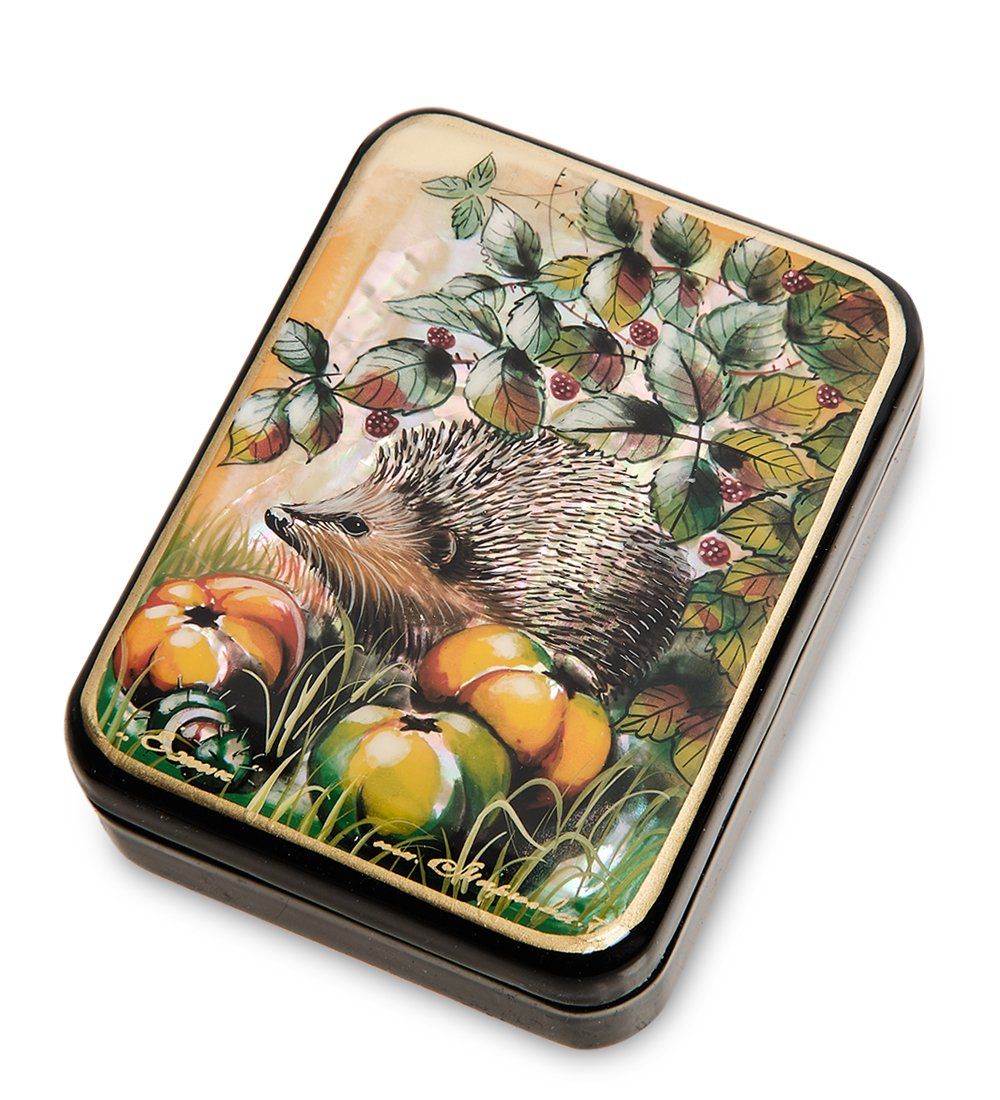 Народные промыслы ШК-55/156-A Шкатулка «Ежик» исп. Маркова