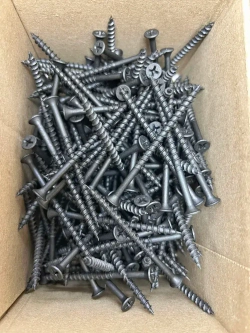 Саморезы по дереву 4.2х70 мм, черные фосфатированные, 1 кг