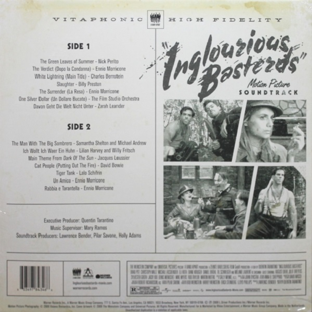 Soundtrack / Quentin Tarantino’s Inglourious Basterds (Limited Edition)(Coloured Vinyl)(LP)