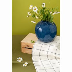 Ваза Nature, 18 см, темно-синяя