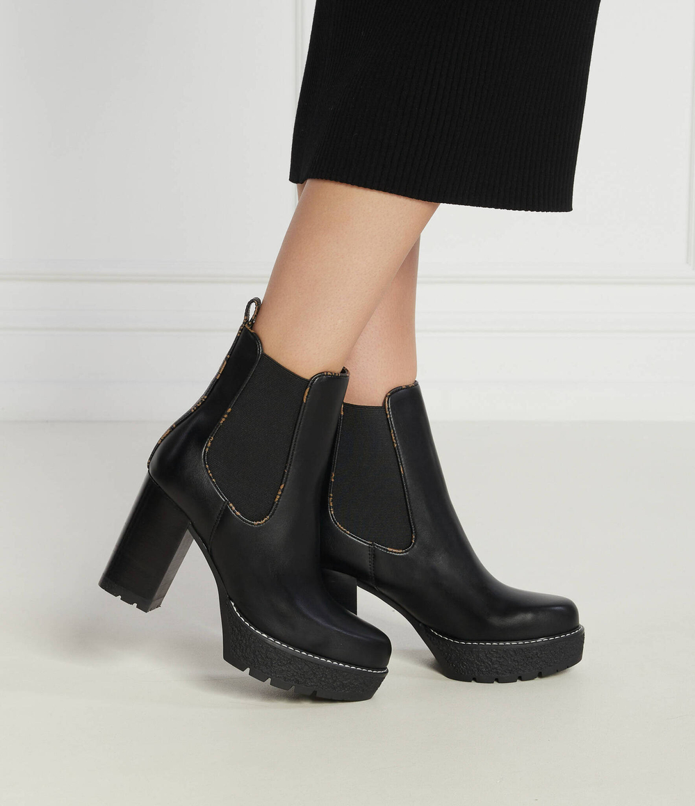 Ботильоны на каблуке Guess - черный(FL8EEA ELE10)