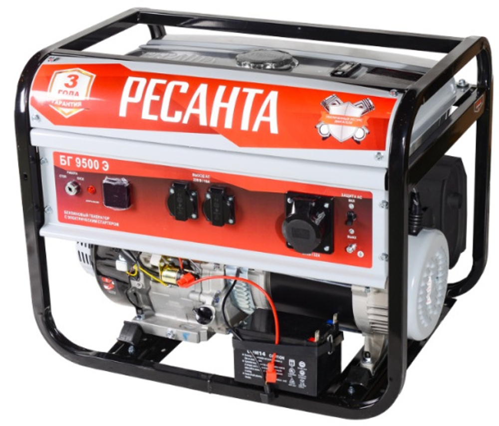 Генератор бензиновый Ресанта БГ 9500 Э