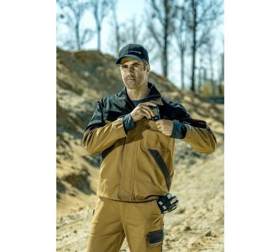 Куртка рабочая бежевая EDGAR Högert, арт. HT5K282