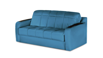 Диван Тифани Vivaldi 13 156*115*95 см, Синий Велюр Аккордеон Фиеста