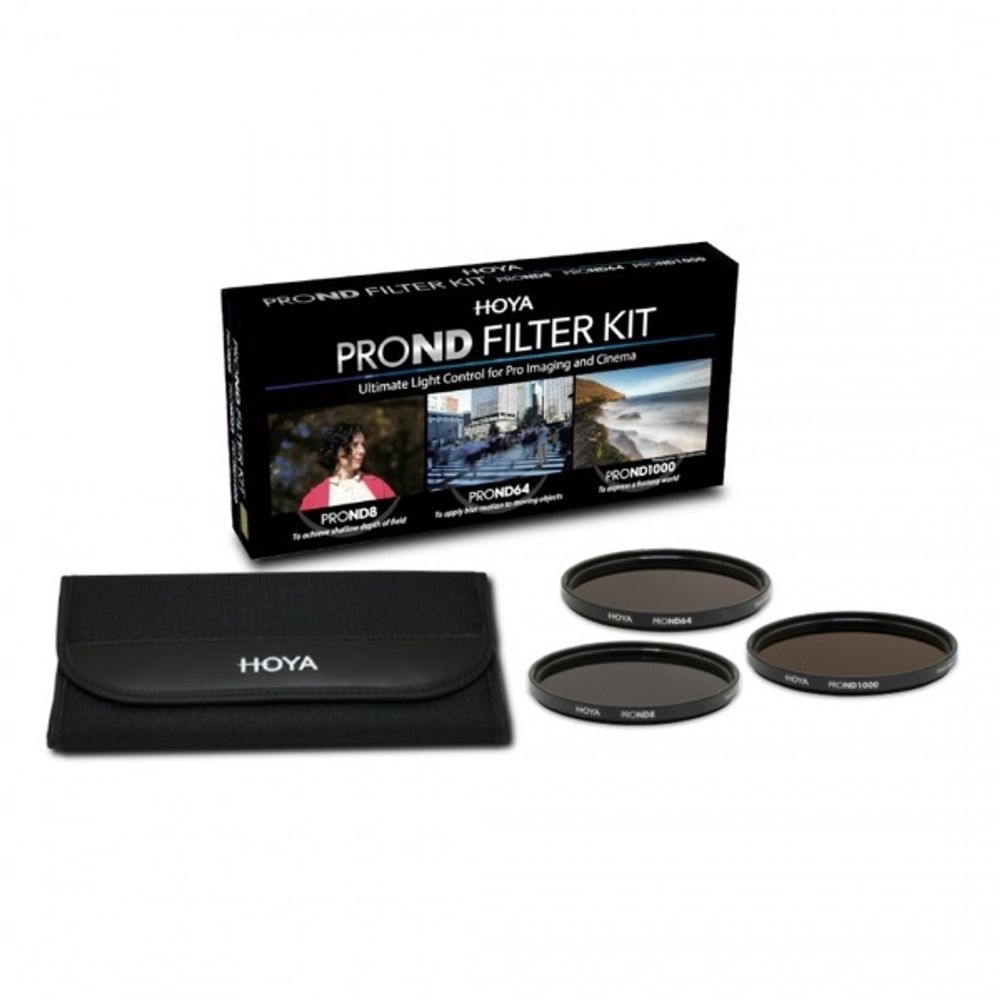 Светофильтр Hoya PRO ND FILTER KIT 49mm 8/64/1000 комплект из 3х фильтров