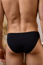 Мужские трусы-слипы с синей передней частью (Размер: L) (Цвет: синий)