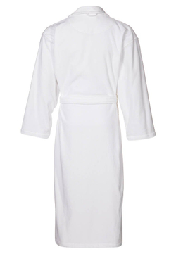 Элитный халат махрово-велюровый Feeling white от Vossen