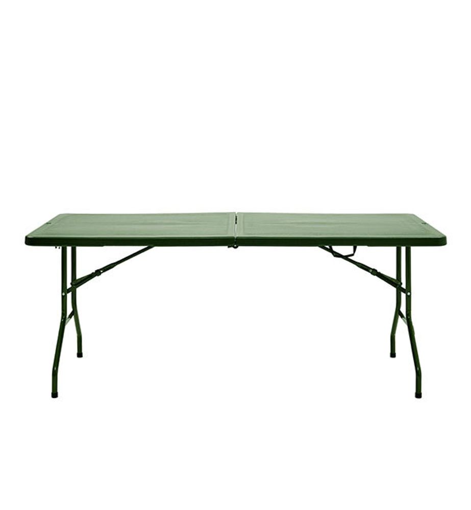 Стол-книжка пластиковый разборный зеленый