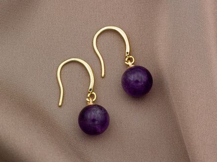 Подвеска "Шар" 10мм, аметист