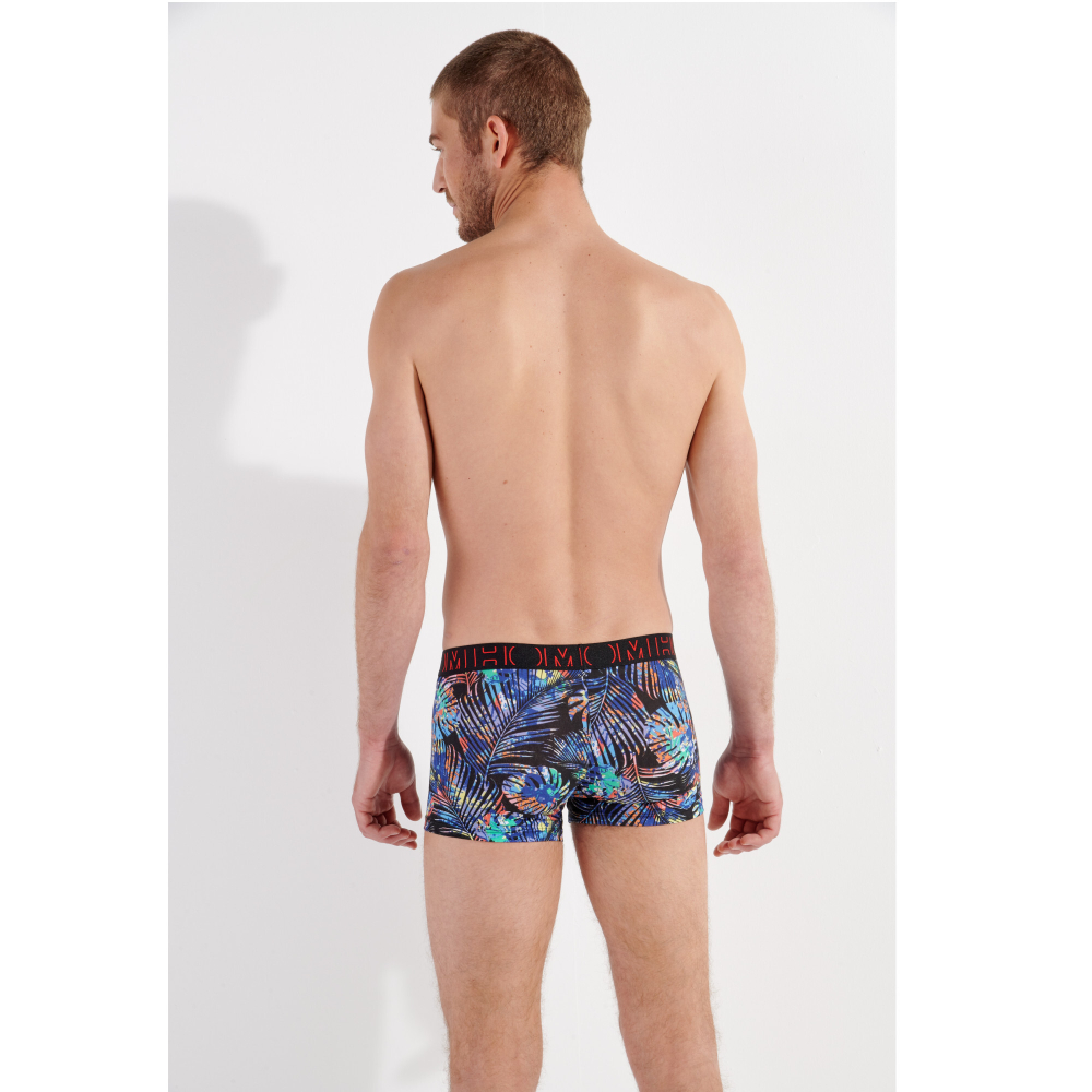 Мужские трусы боксеры набор из 3-х штук (черные, черные с принтом, серые ) HOM JORGE #2 Boxer Briefs 3p 402733_40T033