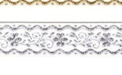 Тесьма жаккард с метанитом, ш. 2,3 см