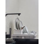 Сушилка для посуды atle раздвижная большая, белая