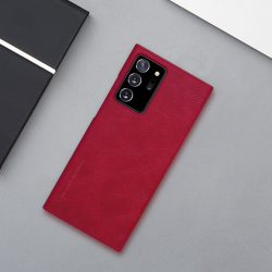 Кожаный чехол-книжка Nillkin Leather Qin для Samsung Galaxy Note 20 Ultra