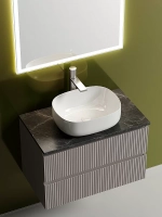 Тумба с раковиной Sancos SNOB T 80 со столешницей, Doha Soft