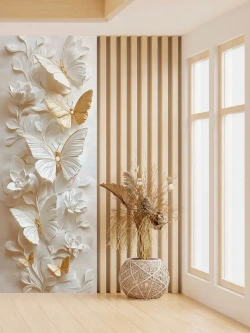 Фотообои флизелиновые PosterMarket "Бабочки" 100х270 см