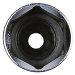 KING TONY (463516R) Головка свечная шестигранная 1/2", 16 мм, резиновый фиксатор