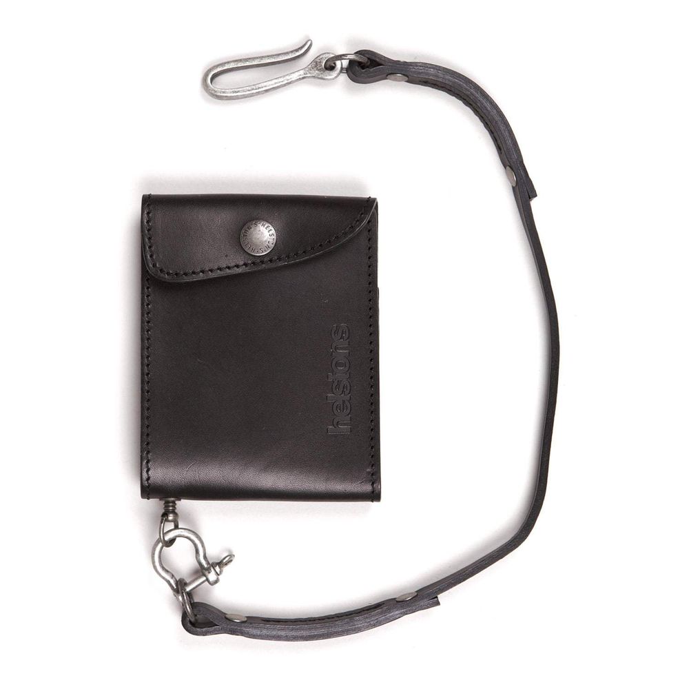 Mini Wallet Cuir + Lacet / Черный