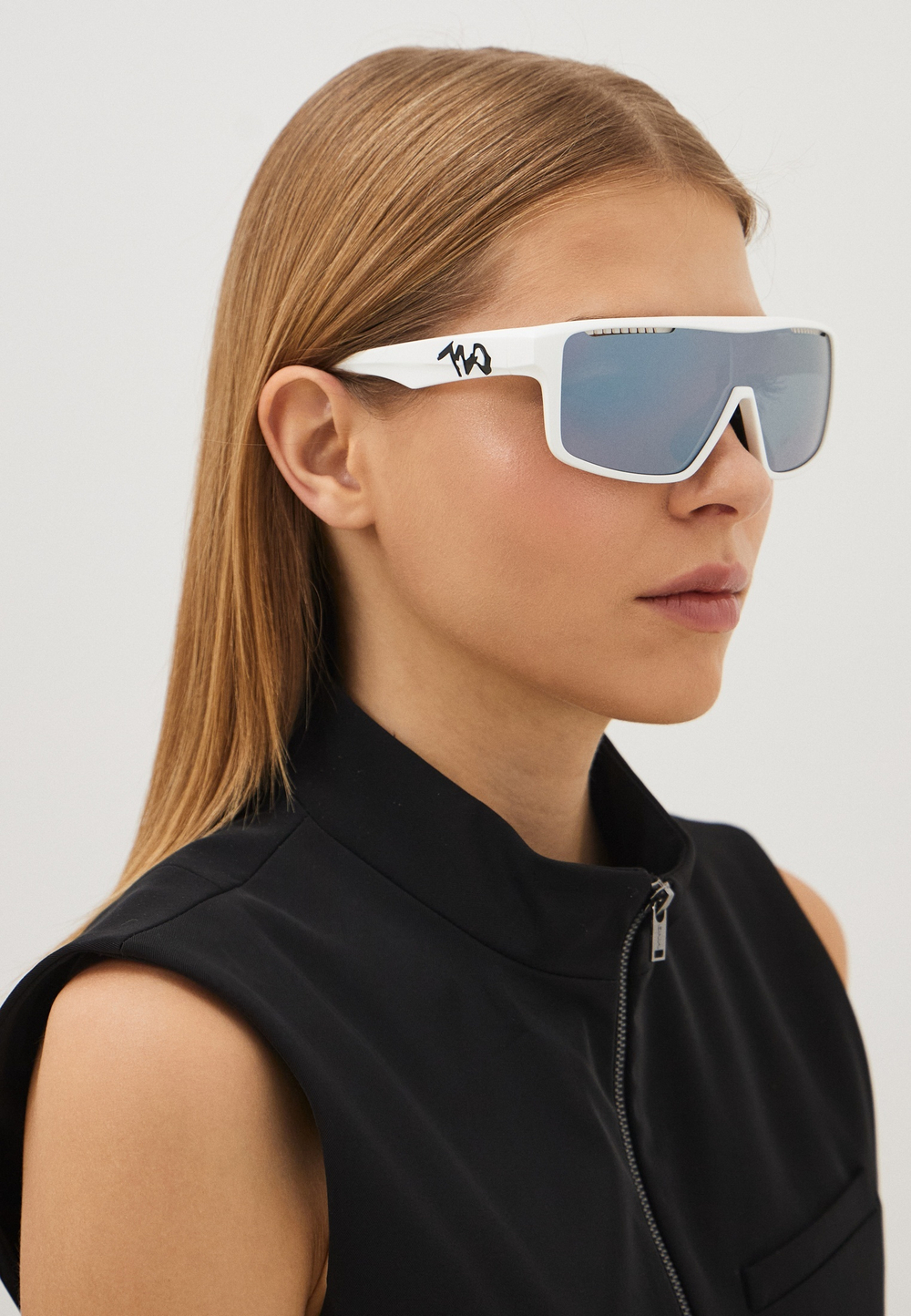 Спортивные очки 720armour Alpha / Matte White / Platinum Grey Ti Lens